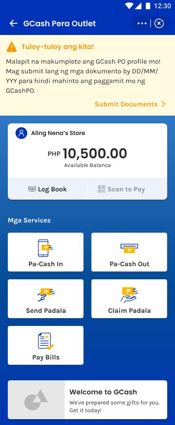 Alamin ang status ng GCash Pera Outlet application.